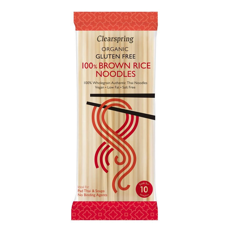 Clearspring Organic Gluten-Free Brown Rice Noodles - 200g