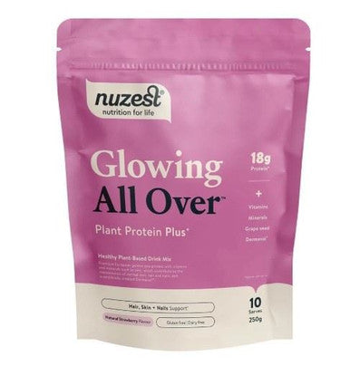 Nuzest Protein Plus Glowing All Over Strawberry - 250g