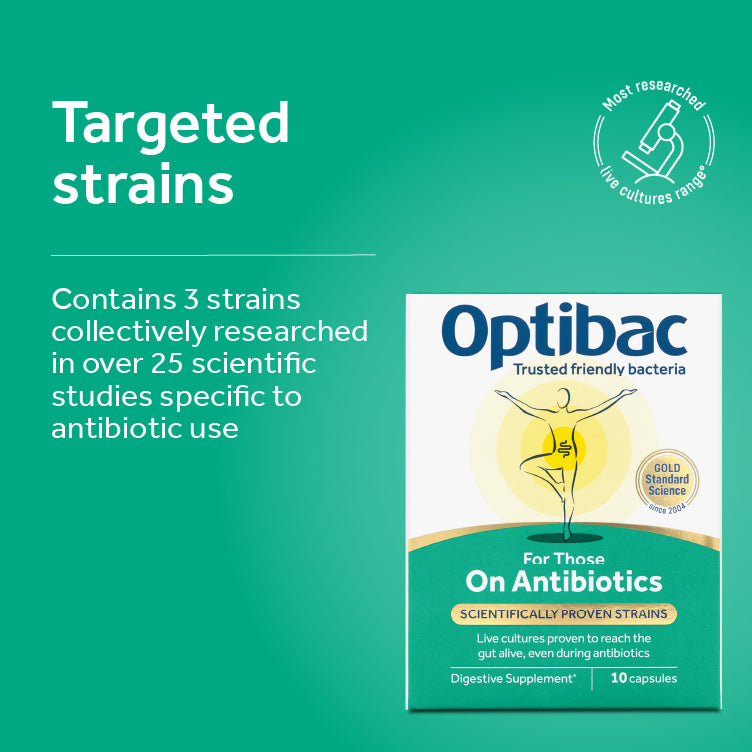 Optibac Probiotics For Those On Antibiotics - 10 Capsules
