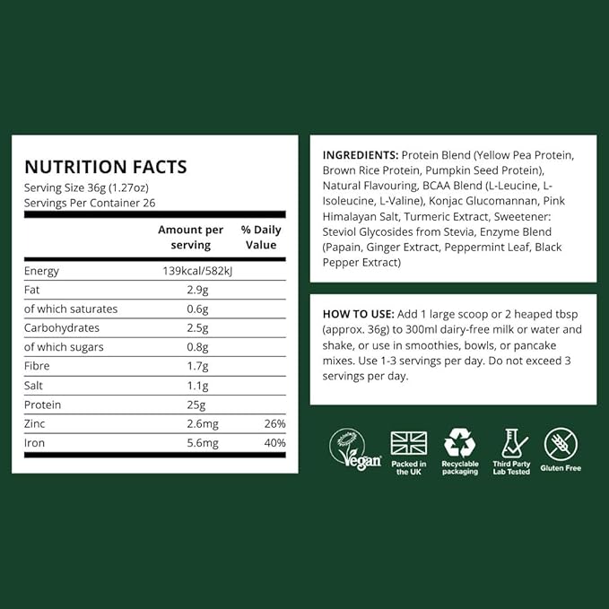 Vivo Life Perform Salted Maca Caramel Plant Protein - 988g