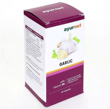 Ayurnet Garlic with Vitamin B6 - 60 Capsules