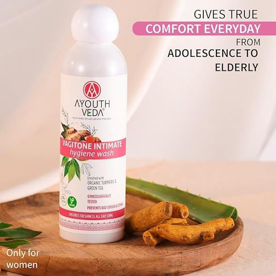 Ayouthveda Vagitone Intimate Hygiene Wash - 180ml