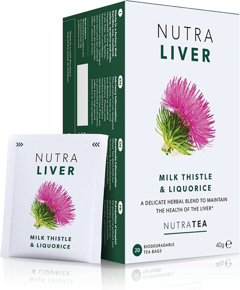 NutraTea Liver Tea - 20 Herbal Tea Bags