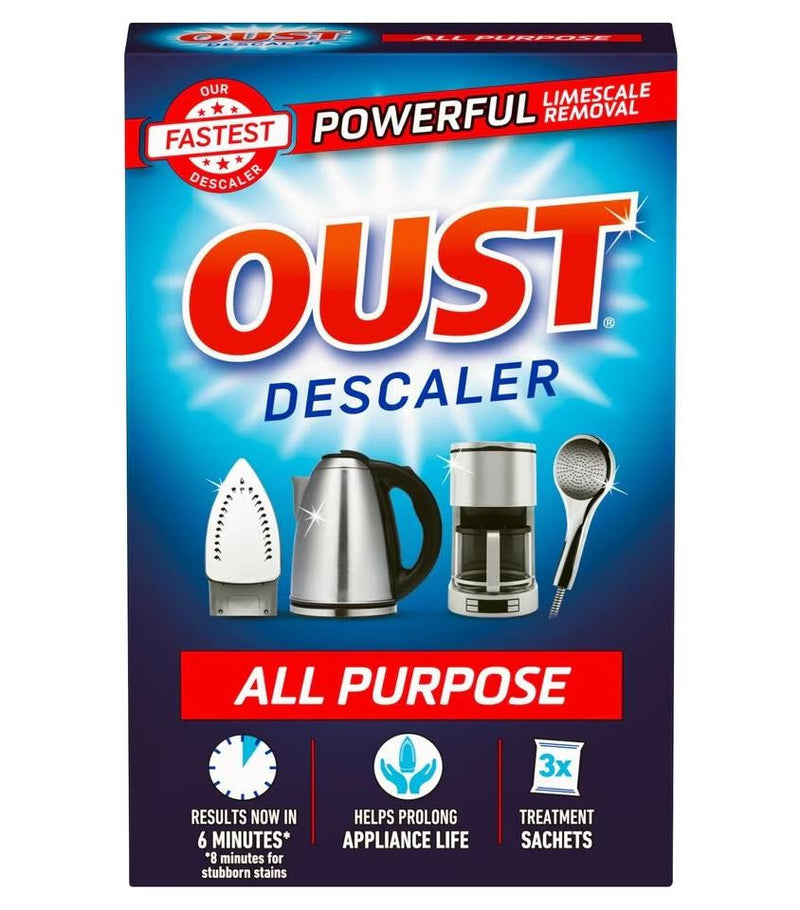 Oust All-Purpose Appliance Descaler – 3 Sachets