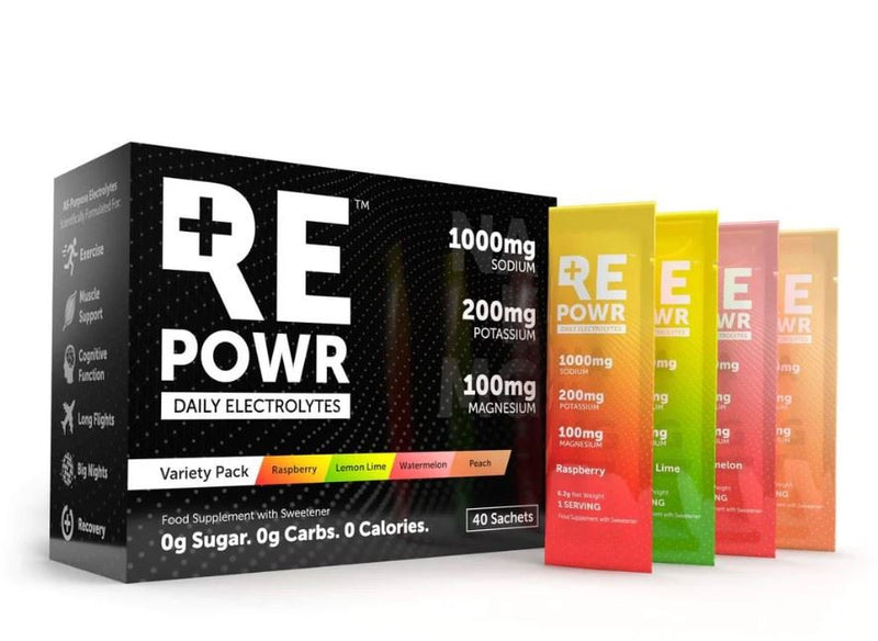 REPOWR Daily Electrolytes Variety Mix 1 - 40 Sachets