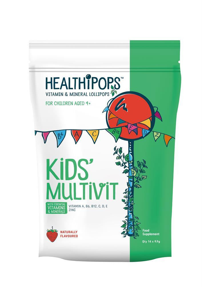 Healthipops Kids' Multivit - 14 Lollipops (Pack of 2)