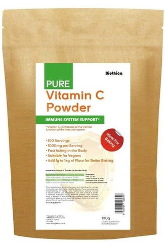 Biethica Vitamin C Powder Immune System Support - 100g