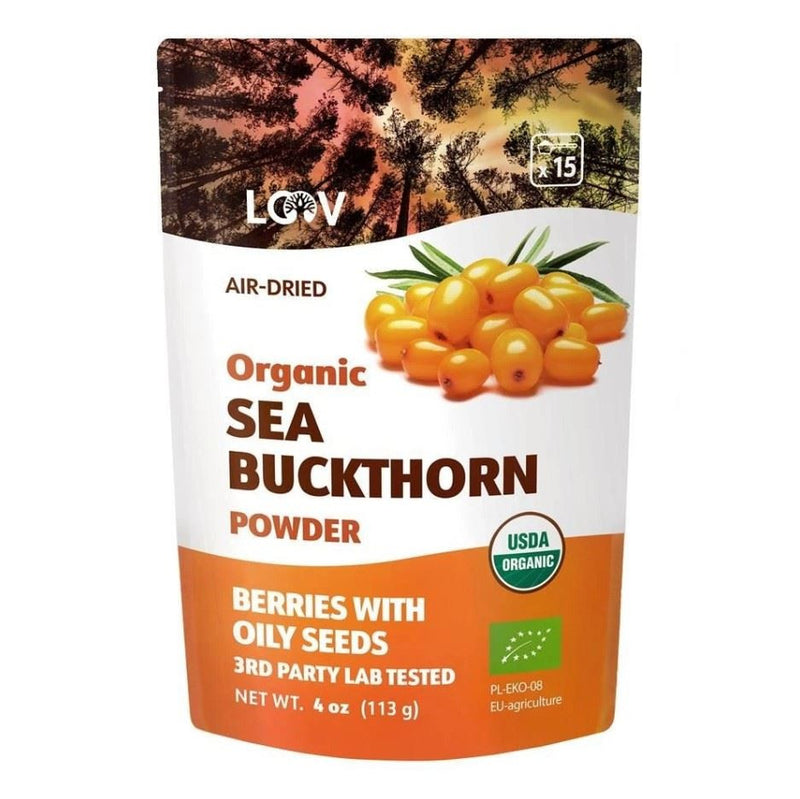 Loov Organic Sea Buckthorn Air-Dried Powder - 113g