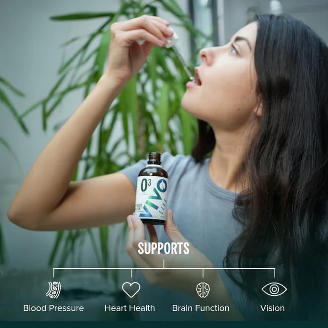 Vivo Life O3 Lemon Flavour Plant Based Omega 3 Oil - 60ml