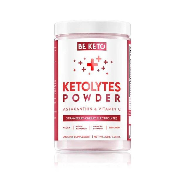 BeKeto Keto Electrolytes Powder Strawberry Cherry - 200g