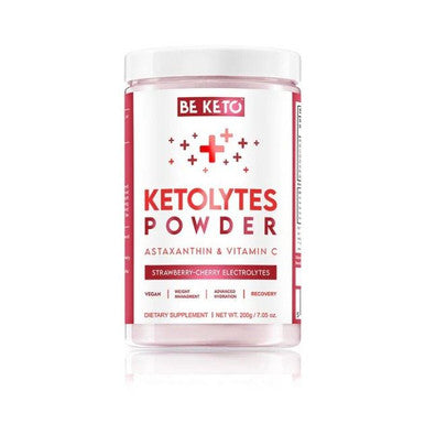 BeKeto Keto Electrolytes Powder Strawberry Cherry - 200g