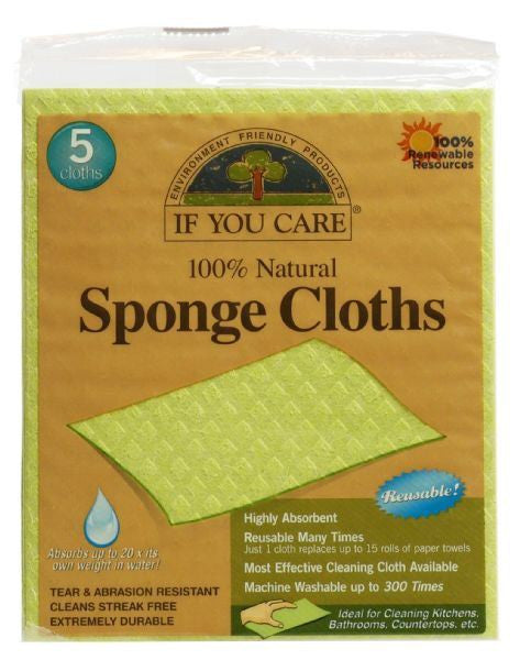 If You Care Sponge Cloths - 5 Pieces