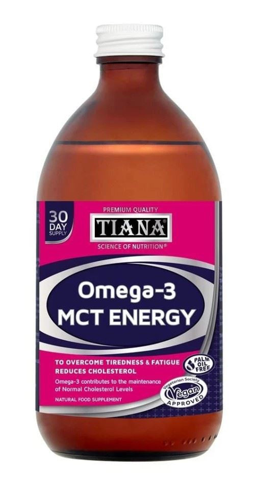 Tiana Fairtrade Organic MCT Oil with Omega 3 - 500ml