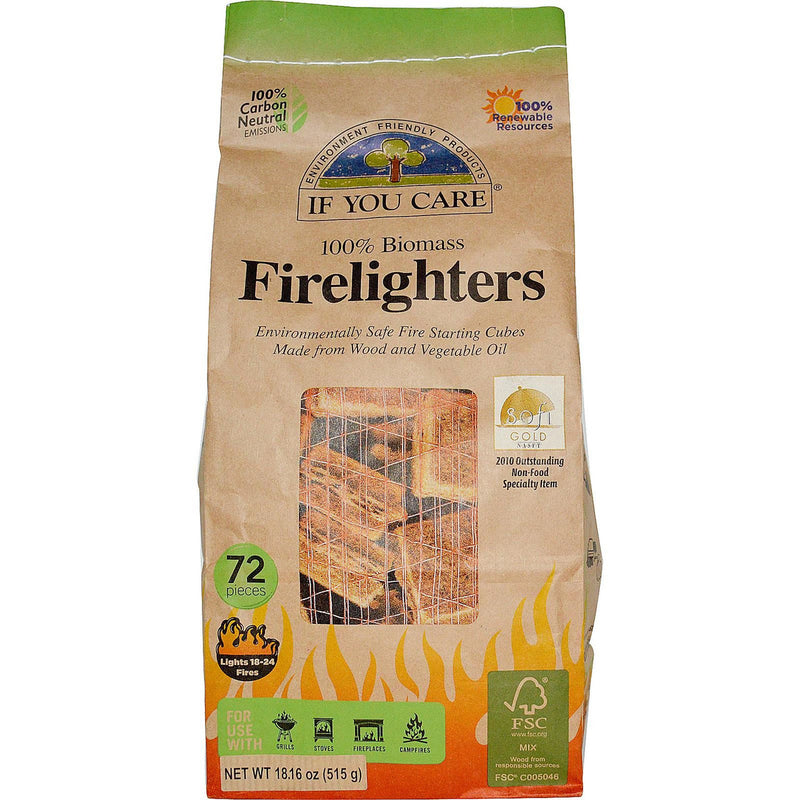 If You Care Firelighters - 72 Pieces