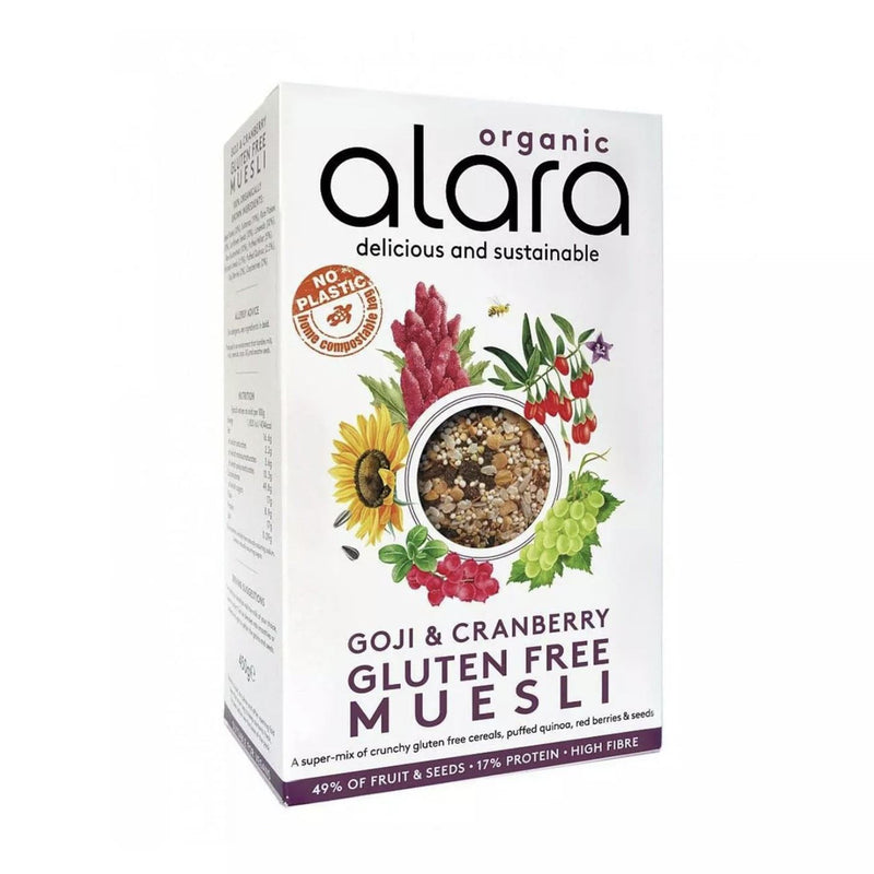 Alara Goji & Cranberry Organic Gluten Free Muesli - 450g