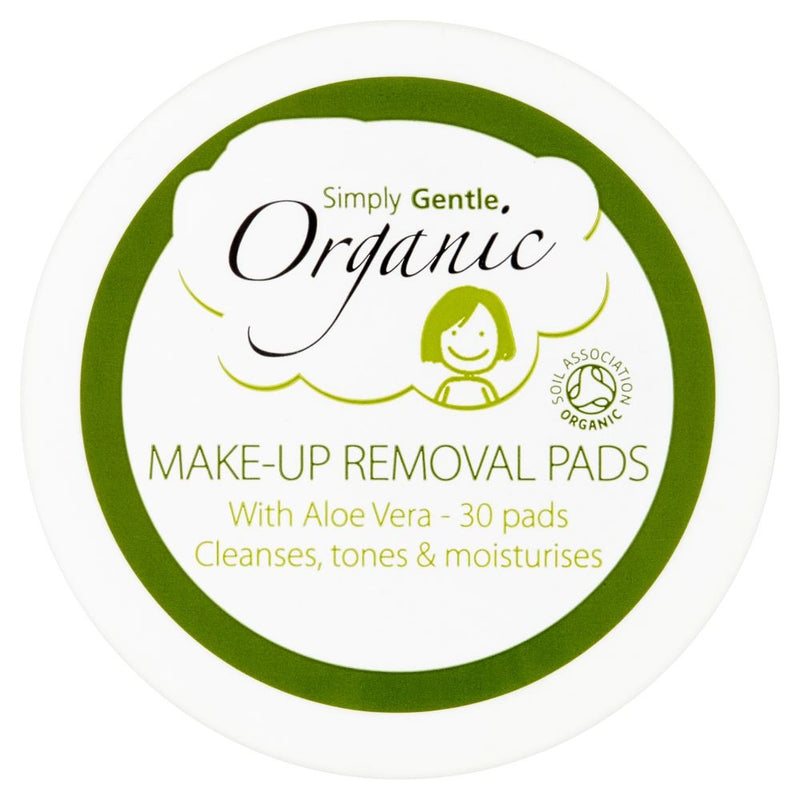 Simply Gentle Organic Cosmetic Lotion Pads - 30 Pads