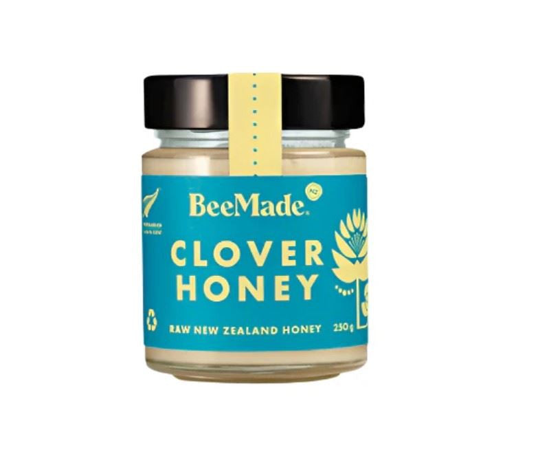 BeeMade Harvest New Zealand Clover Honey - 250g