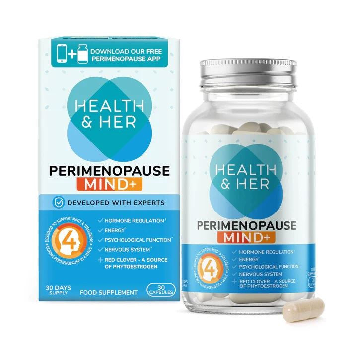 Health & Her Perimenopause Mind+ Supplement - 30 Capsules