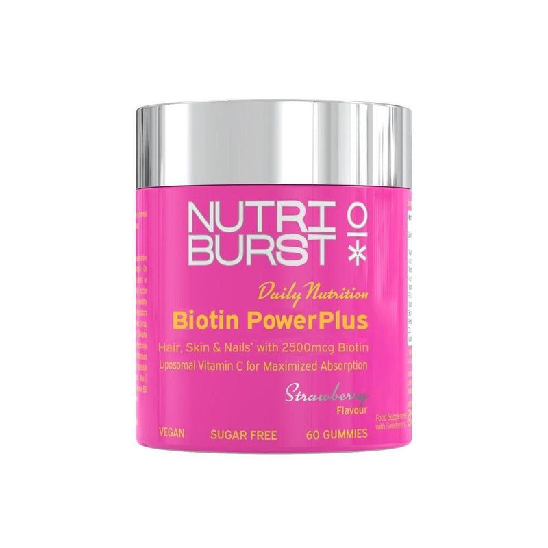 Nutriburst Biotin PowerPlus - 60 Gummies