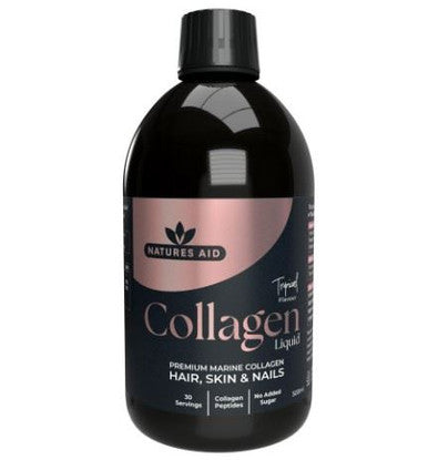 Natures Aid Collagen Liquid Tropical - 500ml
