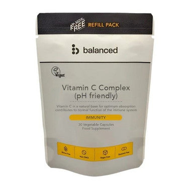 Balanced Vitamin C Complex (pH Friendly) - 30 Veg Caps