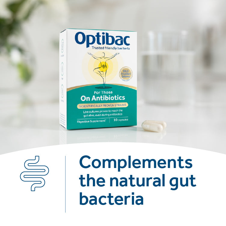 Optibac Probiotics For Those On Antibiotics - 10 Capsules