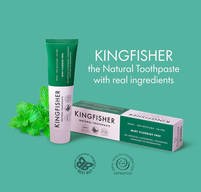 Kingfisher Mint Fluoride Free Toothpaste - 100ml