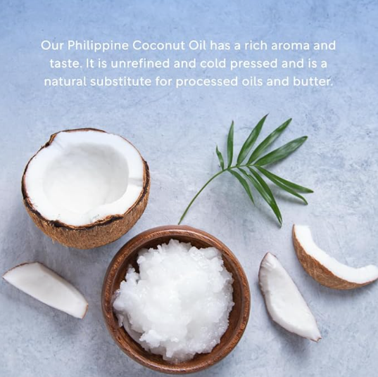 Lucy Bee Extra Virgin Raw Organic Coconut Oil (500ml) -  Multi Use