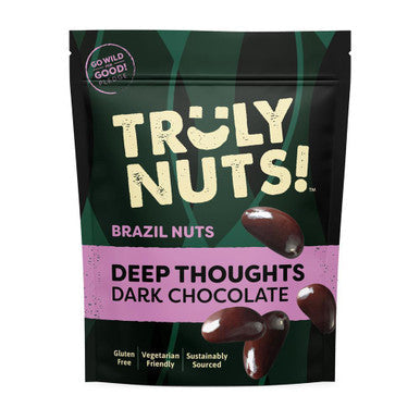 Truly Nuts! Dark Chocolate Brazil Nuts - 120g (Pack of 8)