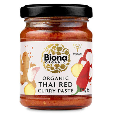 Biona Organic Thai Red Curry Paste - 125g