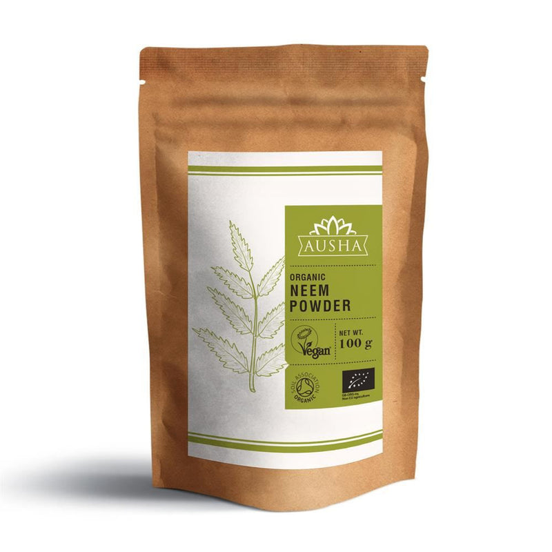 Ausha Organic Neem Powder - 100g