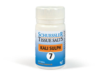 Schuessler Tissue Salts Kali Sulph No 7 - 125 Tablets
