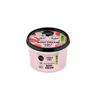Organic Shop Lychee Nourishing Body Cream - 250ml