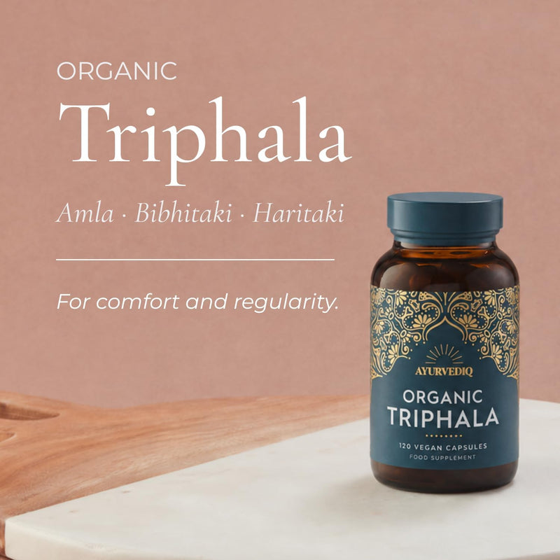 Ayurvediq Wellness Organic Triphala - 120 Capsules