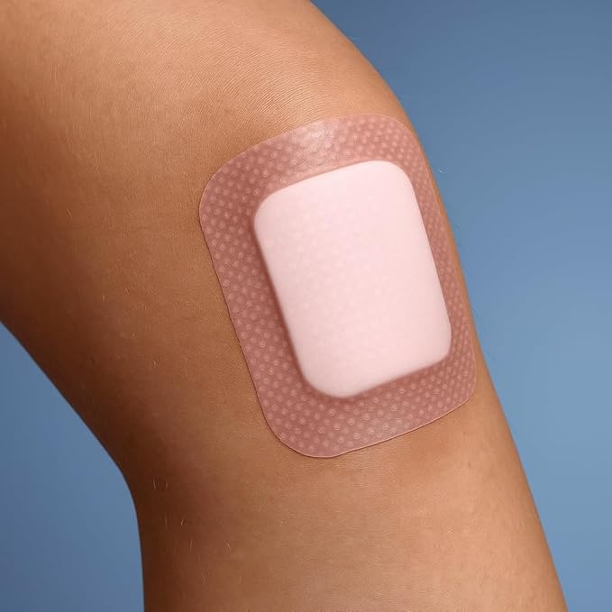 Allevyn Gentle Border 7.5 × 7.5 cm – 10 Dressings (Sensitive Skin Foam Dressing)