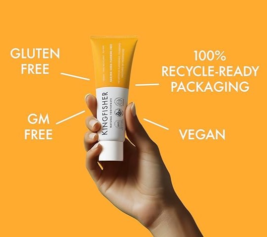 Kingfisher Baking Soda Fluoride Free Toothpaste - 100ml