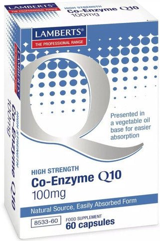 Lamberts Co-Enzyme Q10 100mg - 60 Capsules