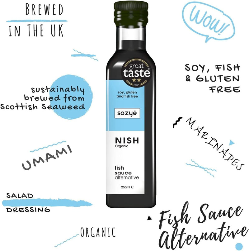 Sozye Organic Nish Sauce - Fish Sauce Alternative - 250ml