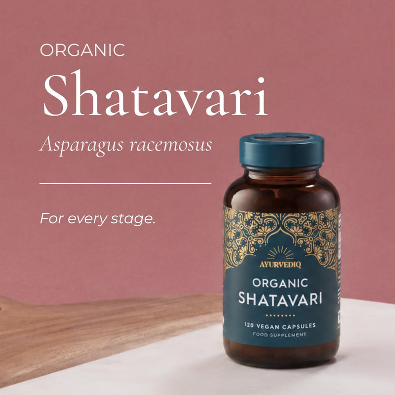 Ayurvediq Wellness Organic Shatavari - 120 Capsules