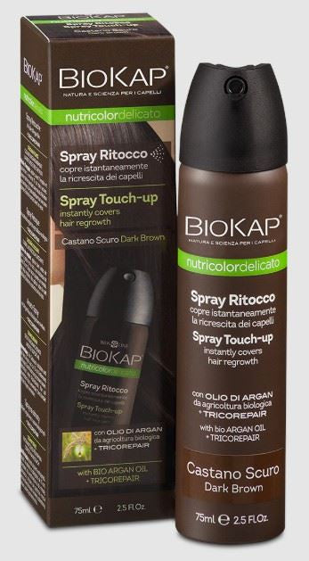 BioKap Dark Brown Root Touch Up Spray - 75ml