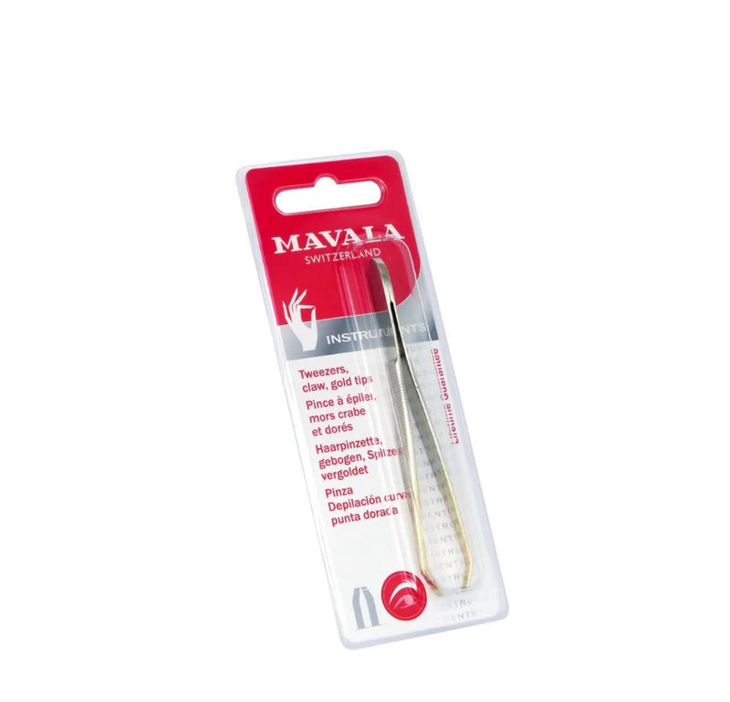 Mavala Gold Tip Claw Tweezers