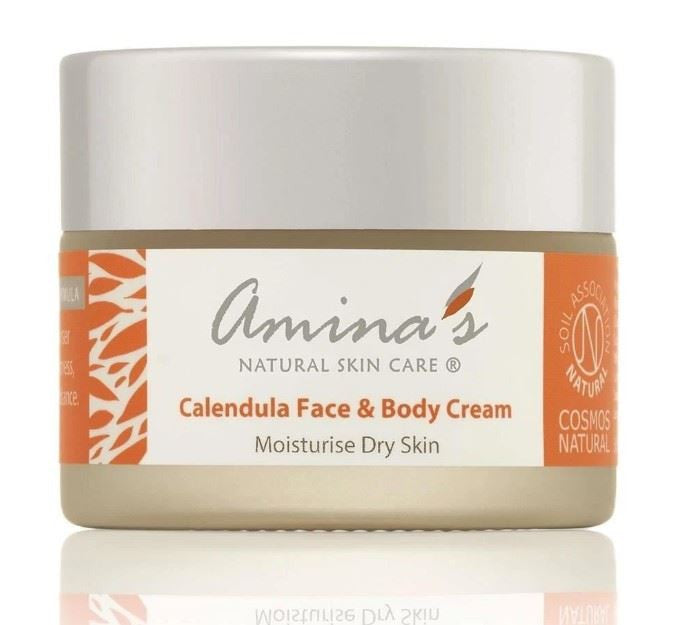 Amina's Natural Skincare Face & Body Cream for Normal to Dry Skin - 50ml