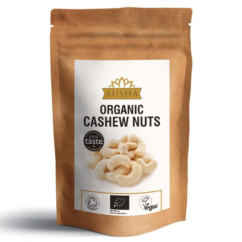 Ausha Organic Cashew Nuts - 200g