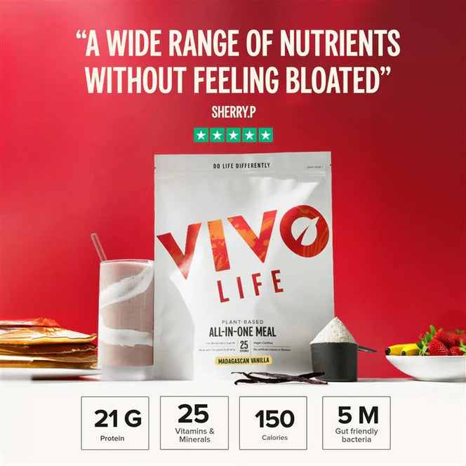 Vivo Life WHOLE – Vegan All-in-One Meal Replacement Shake (Vanilla)