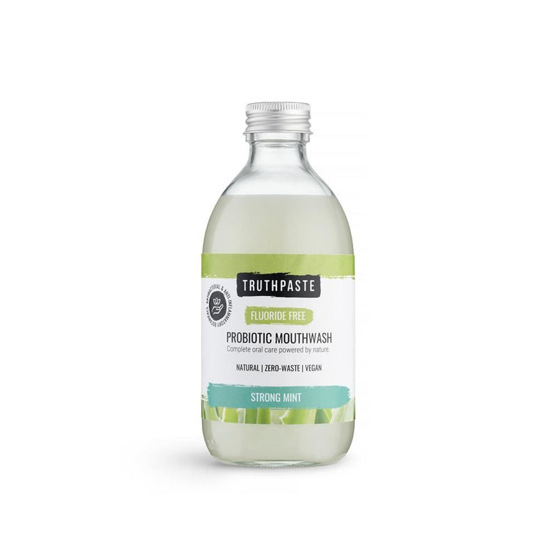 Truthpaste Fluoride Free Probiotic Strong Mint Mouthwash - 300ml