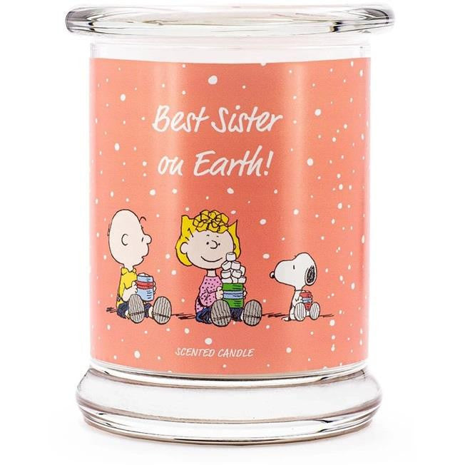 Peanuts Scented Candle Best Sister On Earth - 250g