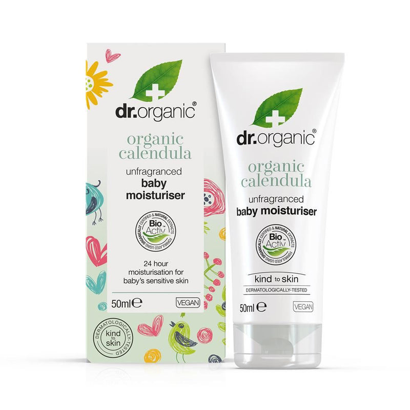 Dr Organic Calendula Unfragranced Baby Moisturiser - 50ml