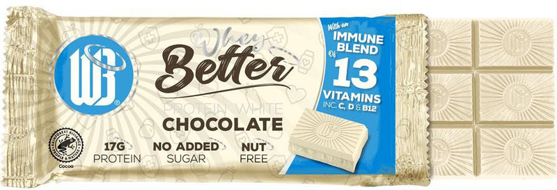 WheyBetter White Chocolate Protein Bar - 75g (Pack of 12)
