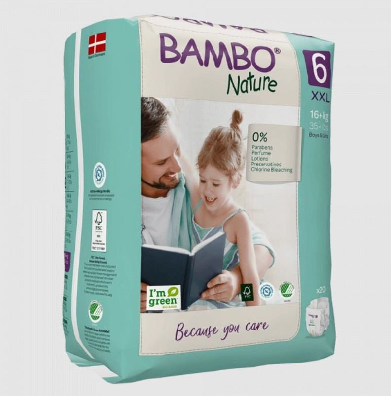 Bambo Nature Eco-Nappy Size 6 - 20 Nappies