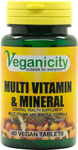 Veganicity Multi Vitamin & Mineral - 60 Tablets